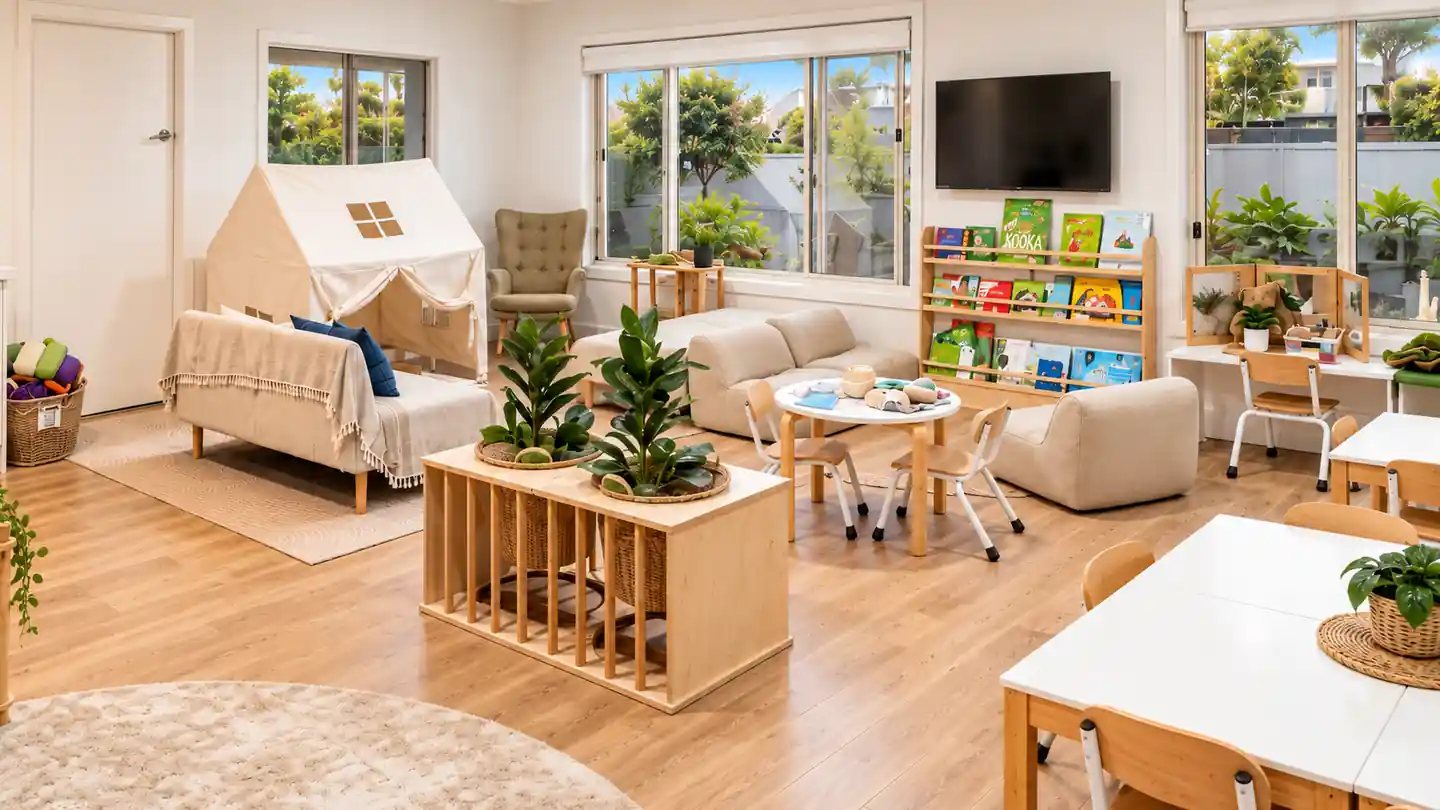 Clever Kids kindergarten room in Ashburton